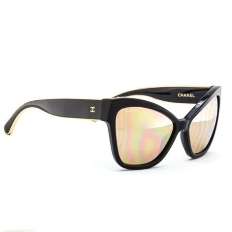 chanel 5271 oversized cat eye sunglasses|Cat Eye Sunglasses .